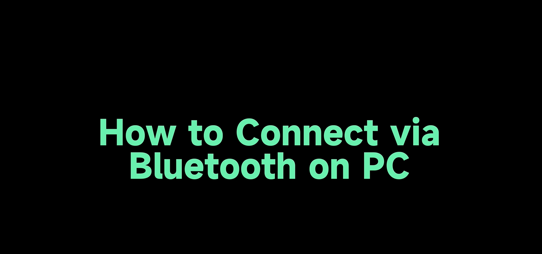 OHR631 how to Connect via Bluetooth on pc